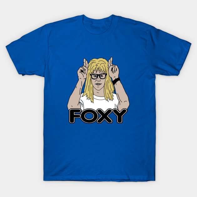 Garth Wayne's World Foxy T-Shirt by PeakedNThe90s